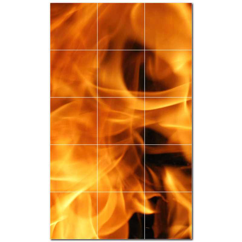 12'' x 12'' Satin Ceramic Decorative Mural