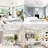 20'' Flush Mount Ceiling Fan with Light and Remote, 7-Blade Low Profile Fan, Dimmable 3CCT LED, Quiet Reversible DC Motor, 6 Speeds, Timer-778436112