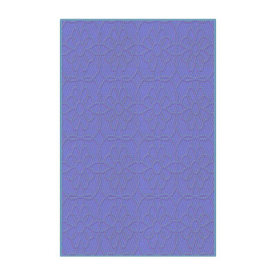 Tapis bleu Deatrich