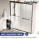 56 In. - 60 In. W X 76 In. H Semi-Frameless Double Sliding Shower Door