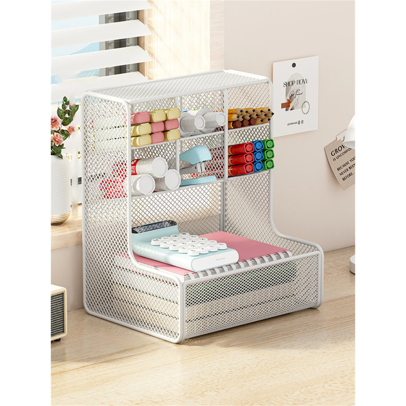 Tablette de bureau, porte-documents de bureau, Blanc
