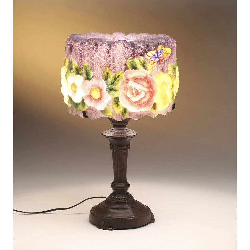 Eiler Floral 19" Table Lamp