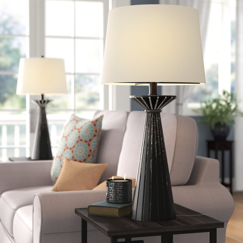 Ensemble de lampe de table noire Kitson
