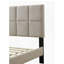 Lit double carré dans une boîte avec-142002501