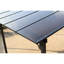 Pavillon de jardin 10 'X - Auvent en métal avec cadre résistant aux intempéries, construction robuste pour terrasse, toit, terrasse