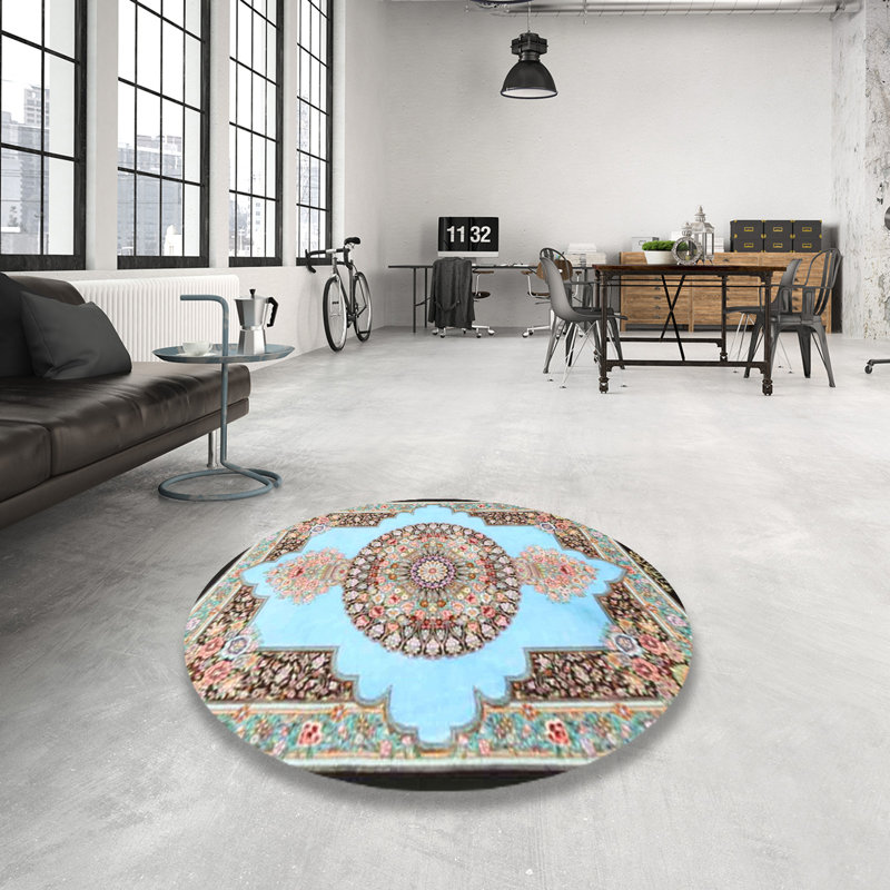 Oriental Indoor Rug, Round 8'