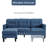 Videlle 73.8" Wide Reversible Sofa & Chaise with Ottoman-1614518984