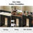 2-in-1 Multi-Functional Game Table with Removable Top, Cup Holders and Storage-121933739