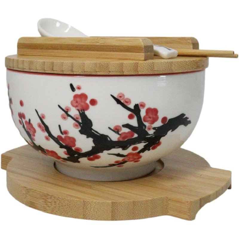 Ensemble de baguettes blanches avec cuvettes Donburi