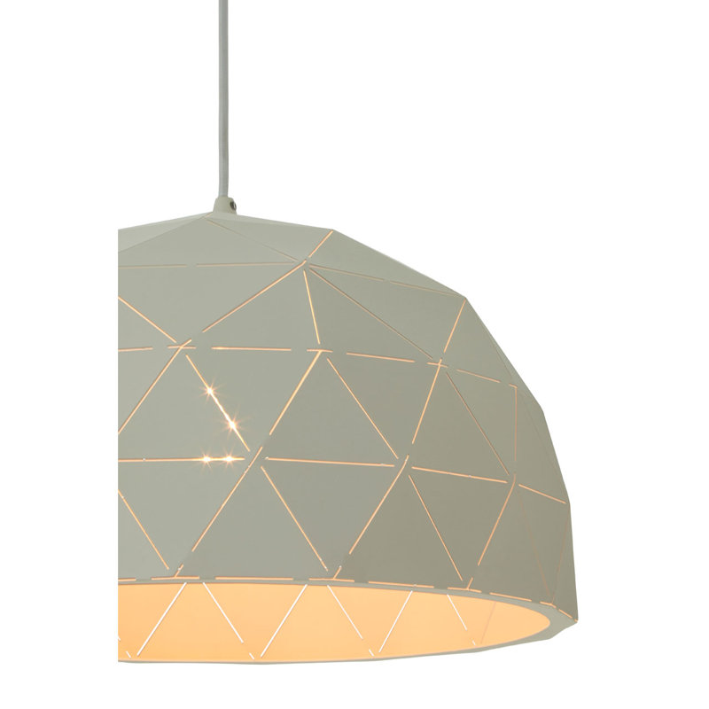 Cosima 1 - Light Single Pendant, Sandy White, Sandy White/White