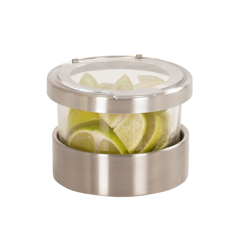 Ensemble de pots 16 oz avec couvercle à charnière