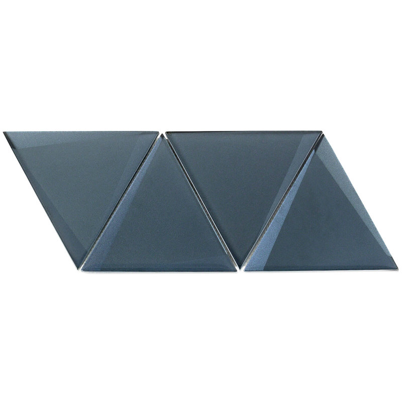 Wister 5" x 6" Glass Random Mosaic Wall Tile, Dusk