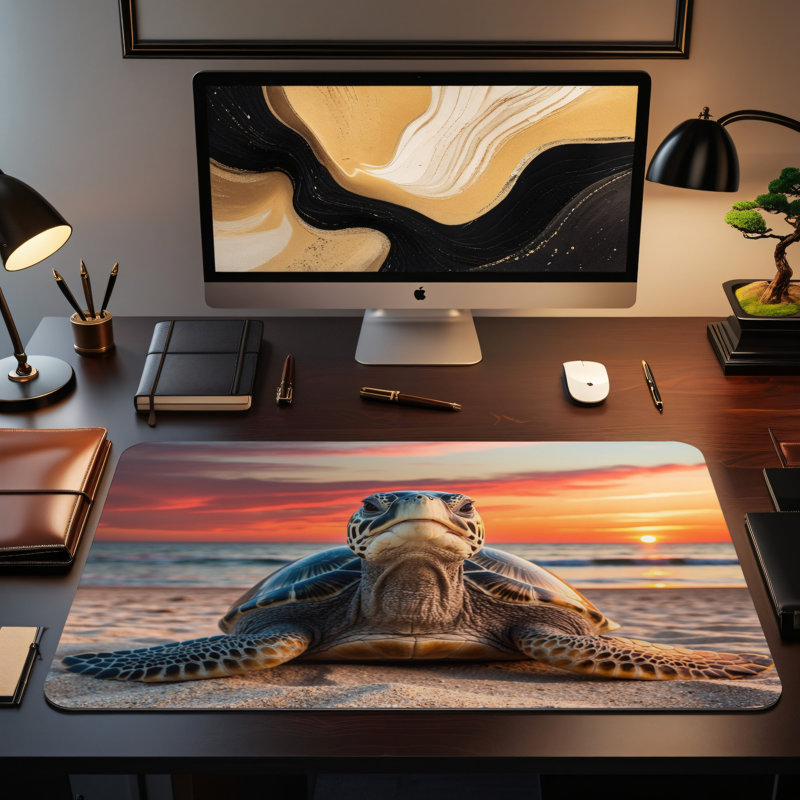 Polyester Desk Pad, 31.5x15.5