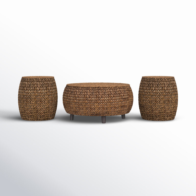 Northside 3 - Piece Living Room Table Set, Gold Patina