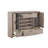 Solid Wood 60" Spirit Cabinet with Wine Rack
