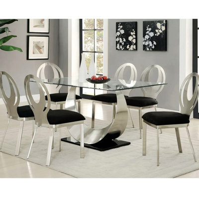Mochi 19.05'' H Fabric Upholstered Metal Side Chair