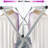 Rebrilliant Adjustable Folding Double Track X-shaped Drying Rack with Wheels
