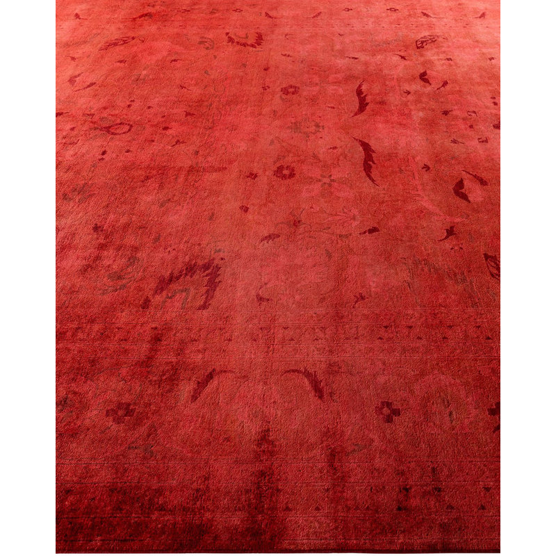 Overyed One-of-a-Kind Rectangle 9'2" X 11'10" Hand Knotted Area Rug