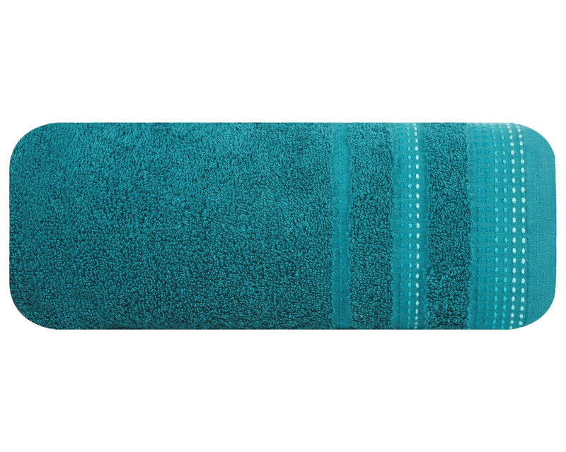 Hostnick Midweight Jacquard Hand Towel, Turquoise