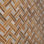 Eternal 10x13 Basketweave Herringbone Matte Wood Look Porcelain Mosaic Tile