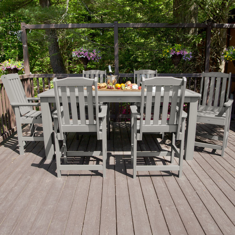 Ensemble repas pour 6 personnes Kile, Gris havre, L 84 po x l 42 po x H 36 po