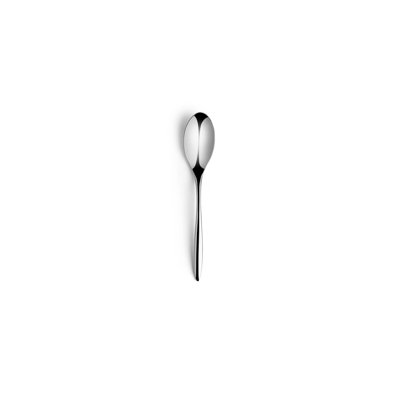 Cuillère à thé lilas en acier inoxydable | 5,56 po, argent, paquet de 12