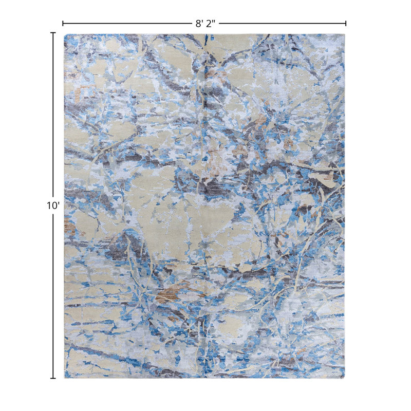 Overdyed One-of-a-Kind 8' 2" X 10' 0" Hand Knotted Area Rug