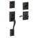 Addison Handleset with Deadbolt and Accent Door Lever and Rosette