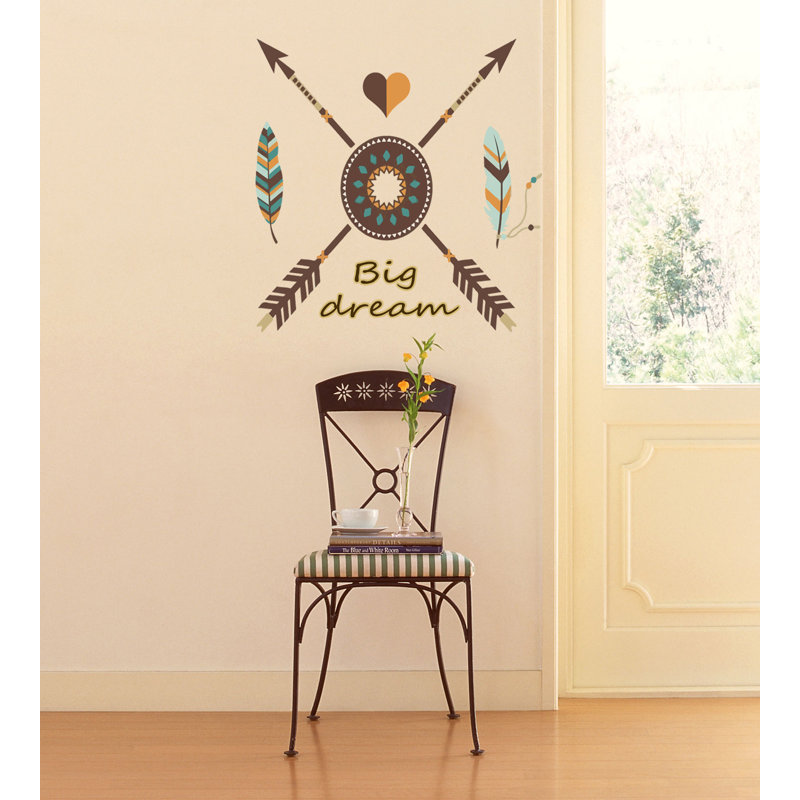 Adhésif décoratif flèche Boho, H 33 po x l 33 po