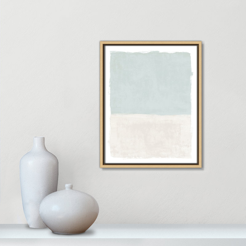 Ocean Tides I Print by Natalie Carpentieri, 12.5'' W x 15.5'' H, Natural Floater