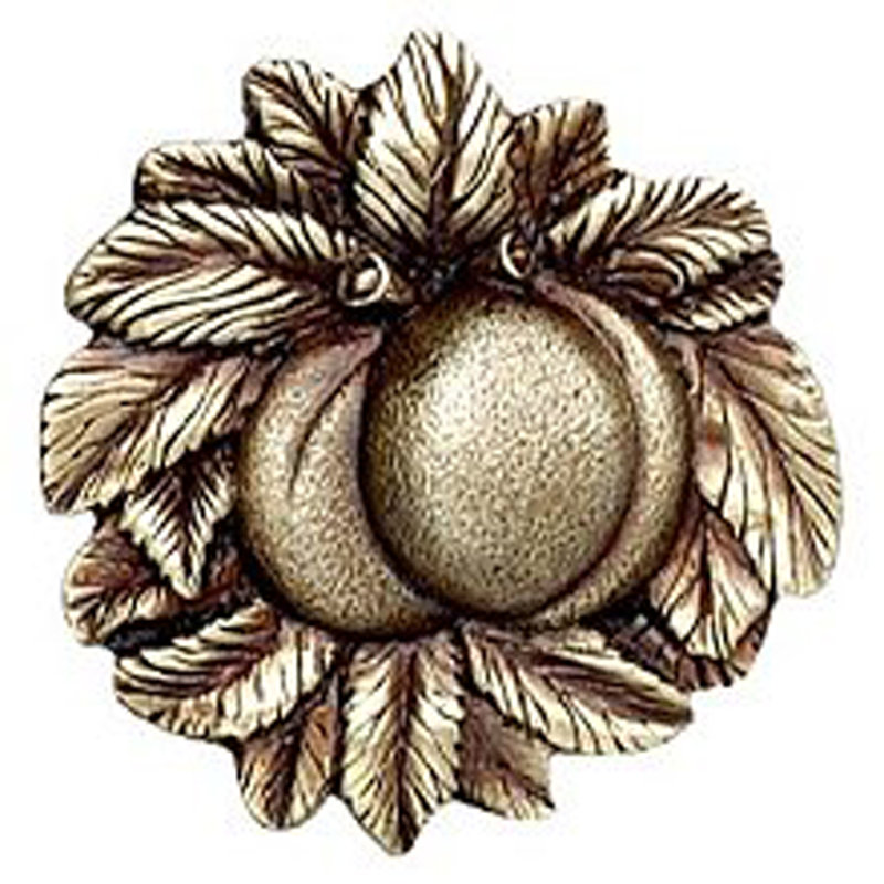 Poignée fantaisie 1,62 po Kitchen Garden, Laiton antique
