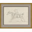 Figure on Horseback Framed Drawing Print