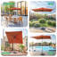 Parasol carré de 78 po Sabery-511861020