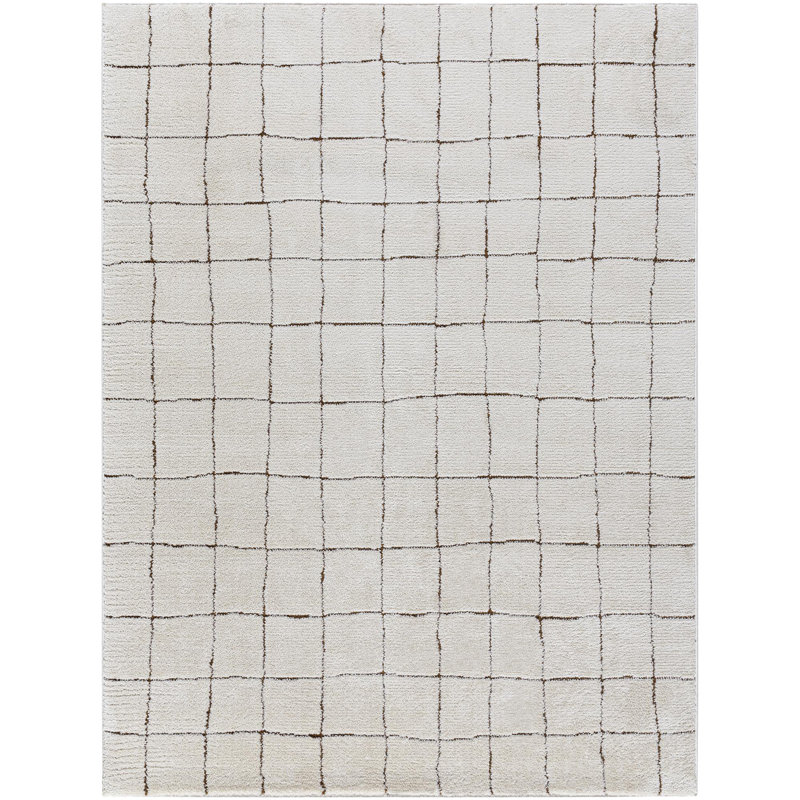 Tapis moderne ivoire Our PNW Home x Livabliss Cascade, Rectangle 6 pi 7 po x 9 pi
