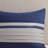 7 PC Pieced Comforter Set Blue