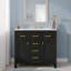 Ensemble de meuble-lavabo simple 36 po avec lavabo en céramique-1752958390