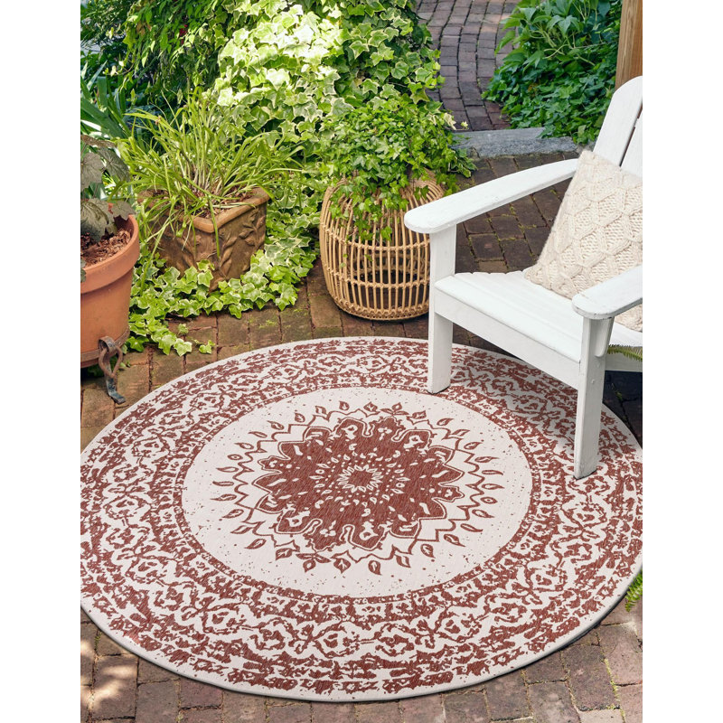 Tapis de couloir Contemporary Hitchens, Rond 3 pi 1 po