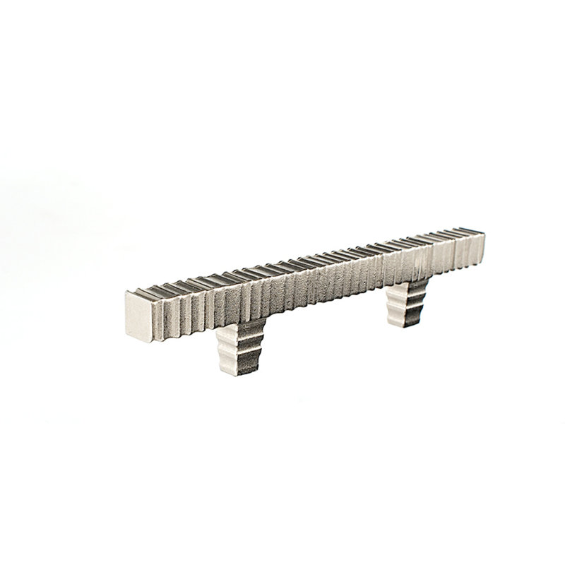 3" Satin Nickel Brushed Industrial Bar Pull