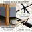 Scandinavian Channel-Tufted Upholstered Bedwith Solid Wood Frame, Queen, Blue Linen-28691558-28691553