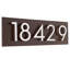 Plaque d’adresse murale sur 1 ligne flottante-41299850-41299995-41303794
