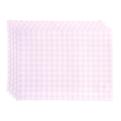 Gingham Checks - 100% Pure Linen Placemats