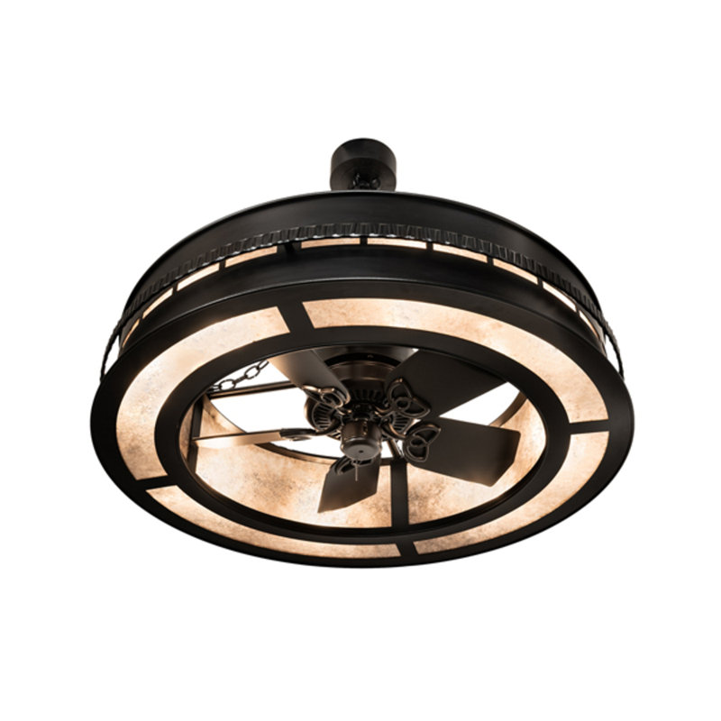Ventilateur de plafond 30 po avec ensemble d'éclairage Johara