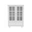 Buffet minimaliste avec portes doubles en verre