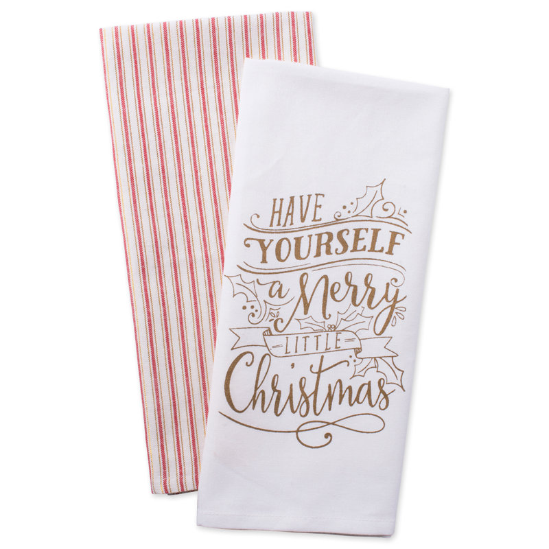 Edge Cotton Jacquard Dish Cloth Kitchen Towel