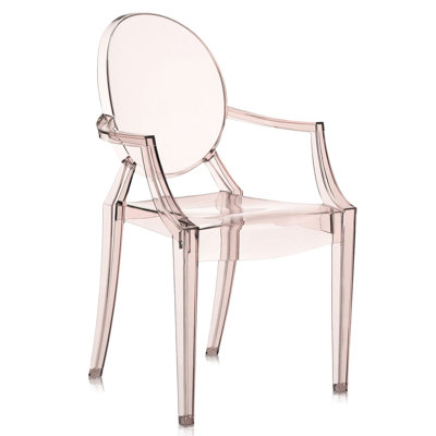Chaise avec accoudoirs Louis Ghost