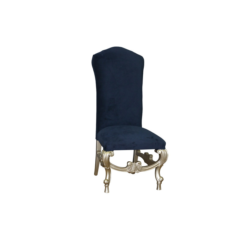 Chaise d'appoint rembourrée en bleu Nettleton