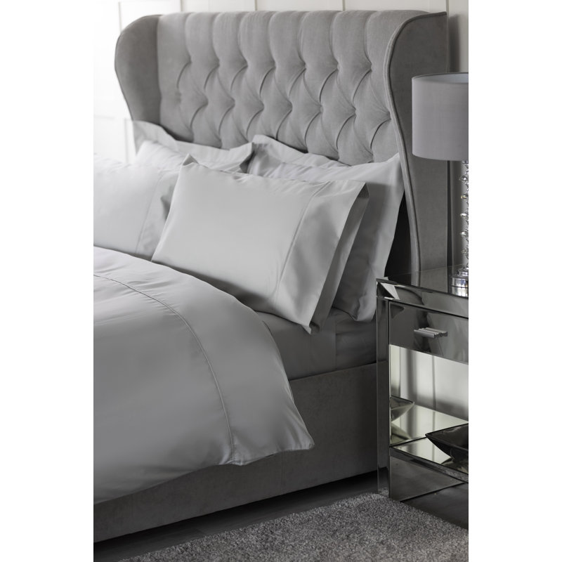 Bamboo Sateen Housewife Pillow Case, Platinum