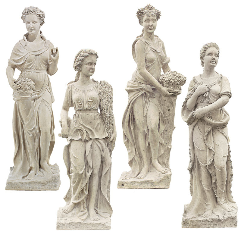 Goddesses of the Four Seasons Statues - 4 Piece