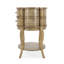 Jarvis Oval 2-Drawer Side Table-270233804