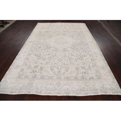 One-of-a-Kind 6'2" X 9'4" 1960s Wool Area Rug in